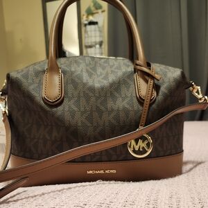 Michael Kors Dark Brown Signature Bag